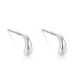 wholesale Sterling Silver S999 Ear Piercing Earrings for Women, Pure Silver Small and Mini Double-ended Ear Studs, Cartilage Ear Studs, Minimalist Ear Piercing Needle Ear Accessories-0-39