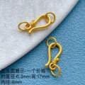 wholesale S925 Silver Gold Plated 24K Phoenix S-Clasp Extension Chain Pearl Fish Clasp DIY Accessories-0-13