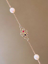 wholesale S925 Sterling Silver Red Elk Whole Body Chinese Style Design Ruyi Cloud Pattern Bracelet Exquisite Gentle Temperament Commuter Versatile Women-BS0065-Gold 925 Silver