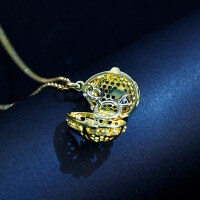 wholesale Original design Easter egg series, S925 sterling silver hollow openable surprise pendant for cross-border e-commerce sourcing customization-Easter Egg Pendant (Unicorn Style)  925 Silver