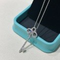 S925 Silver Moissanite Pendant Necklace, Live Sale Hot Item, Wholesale Available-0-0