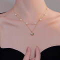 wholesale S925 sterling silver minimalist women's ins necklace, high-end sense collarbone chain,-0-3
