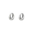 wholesale S925 Sterling Silver Fresh and Sweet Ins Style Niche Design Exquisite Polished Plain Hoop Ear Clasp M06216-0-4
