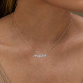 S925 Sterling Silver Moissanite Women's Eternal Necklace, Fashionable and Versatile-0-1