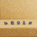 wholesale S925 Sterling Silver Ethnic Chinese Style DIY Handwoven Bracelet with Small Beads, Vintage Jade Pendant, and Spacer Beads Accessories-0-0