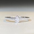 wholesale Sterling Silver D Color Moissanite Ring for Women 1 Carat Classic Six-Prong Tiffany Style Ring Four-Prong Luxe Large Carat Moissanite Ring-0-42