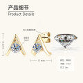 S925 Sterling Silver Minimalist Dual-Wear Ear Studs, Ins Style-0-9