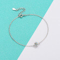 wholesale S925 Sterling Silver Minimalist and Stylish Luxury Moissanite Bracelet for Women, Unique Design Versatile Hand Jewelry Cross-Border Wholesale-0-2
