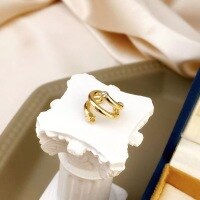 wholesale Sterling Silver Star Ear Cartilage Clip Earrings for Non-Pierced Ears French Ins Minimalist Style Simple Design Elegant Ear Cuffs-Copper plated platinum (single)