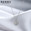 wholesale 925 Sterling Silver Moissanite Necklace for Women, Ins Summer Minimalist Pendant Collarbone Chain Jewelry, Hypoallergenic and Tarnish-Free-0-0