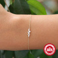 wholesale S925 Sterling Silver Rhinestone Simple and Elegant Hypoallergenic Ins Trendy。-0-1
