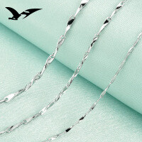 wholesale S925 Silver New Sweet Ladies Fashion Necklace Collarbone Chain Yixing Chain Jewelry Dropshipping from Source Factory-1.2 Yixing Chain-16 inches 925 silver