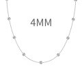 wholesale 925 Sterling Silver Cross-Border European and American Women's Small Luxury Tassel Geometric Pendant Stackable Layering Collarbone Necklace-0-33