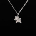 925 Sterling Silver Small Wooden Horse Necklace, 2025 New Women's Summer Pendant-0-10