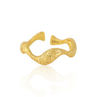 wholesale S925 Sterling Silver Frosted Crystal Wave Ring for Women, High-End Adjustable Silver Ring, Small Batch and Unique Luxury-Silver [No. 13/Adjustable] Opening adjustable