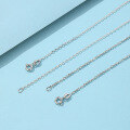 wholesale 925 Sterling Silver Women's Necklace Without Pendant Box, Yuanbao Chain, Snake Bone Chain, Plain Chain, Bare Chain, Thin Collarbone Chain-0-23