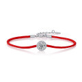 wholesale S925 Sterling Silver New Style 50-Point Moissanite Rope Bracelet Fashionable and Elegant Couple's Bracelet Wholesale Source Dropshipping-0-5
