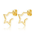 wholesale 925 Sterling Silver Minimalist Versatile Star Stud Earrings for Women, Plain Surface, Cross-Border Supply-0-4