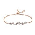 wholesale S925 Sterling Silver Moissanite Champagne Gold Starry Sky Bracelet, Simple and Stylish for Commuting, Ins Fashion, Holiday Gift for Girlfriend-0-4