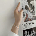 wholesale S925 Sterling Silver Maker's Ripple-effect Bracelet, Minimalist Niche Understated Style, Viral on Douyin, Gift for Girlfriend-0-3