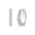 wholesale S925 Silver Mood Hoop Earrings with Moissanite, New Style Circle Earrings, Live Cross-Border Hot Selling Ear Jewelry, Ready-to-Ship Wholesale-0-5