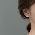 wholesale S925 silverfulltemperament ear clip women Korean version simple ear circle small fresh earring G9097-0-2