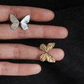 wholesale S925 Silver Fluttering Butterfly Adjustable Ring for Women, Handmade Agile and Artistic Index Finger Jewelry-0-1