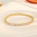 wholesale S925 Sterling Silver Single Row Moissanite Tennis Bracelet for Women, Minimalist and Versatile, Amazon Best-Seller, Cross-Border Hot Product, Ready to Ship-0-1