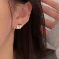 wholesale S925 Sterling Silver Spring New Korean-style Minimalist Small Fresh Love Earrings-0-2