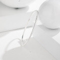wholesale Silver S999 design-inspired new starry sky solid bangle bracelet, a luxurious Christmas gift-0-2
