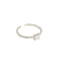 wholesale S925 Sterling Silver Handmade Vintage-inspired Open Adjustable Ring for Women, Korean Version Ins Style-0-4