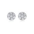 wholesale S925 Sterling Silver Light Luxury Pure Desire Style Zirconia Resin Drop French Elegance Super Sparkly Round High-End Sense Earrings Hoops for Women-0-4