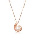 wholesale S925 Sterling Silver New Original Design Fashion Pearl Pendant Necklace Korean Style Jewelry Wholesale-0-6