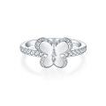 wholesale 925 Sterling Silver Butterfly Ring for Women, High-End Sense New Style Bow Stackable Ring, Luxury Brand Same Style 925 Silver Women's Ring-0-5