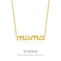 wholesale 925 Sterling Silver MAMA Letter Necklace Women's Mother's Day Gift Ins。-0-0