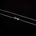 wholesale S925 Sterling Silver Versatile Fashion Minimalist Cross O-Ring Lip Chain Water Wave Single Chain Bare Chain Collarbone Chain Wholesale-0-10