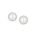 wholesale S925 Sterling Silver Edge, Natural Bread Bead, Small Batch, Unique and Elegant, Ins Light Luxury, High-End Sense, Stud Earrings for Women-0-4