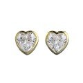 wholesale S925 silver jewelry, 7*7mm heart-shaped earrings, classic fashion piece for AliExpress cross-border sales-0-4