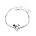 wholesale S925 Sterling Silver Bear Bracelet for Women, Luxury High-End Enamel Tank Chain Wrist Accessory for Cross-Border Live Streaming Supply-0-5