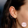 wholesale S925 Sterling Silver Minimalist Sunburst Stud Earrings, Trendy Women's Fashion-0-1