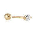 wholesale 14K Gold Cross-Border Hot-Selling Spiral Ear Bone Piercing Stud with Exquisite Diamond Accents-0-4