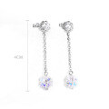 wholesale S925 Sterling Silver Korean Fashion Women's Ear Studs Small Batch Design Long Drop Elegant Earrings Versatile Personality Wholesale-0-5