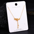 Sterling Silver Gilded Diamond-Cross Pikaxiou Pendant Necklace-0-18
