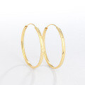 wholesale 925 Sterling Silver Plated with 18K Gold Hoop Earrings, Niche Design, European and American Luxury Fashion, Elegant Accessories, Cross-Border New Arrival-0-0