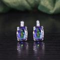 wholesale S925 Sterling Silver Exaggerated Crystal Drop Earrings for Women, UK Clasp, Inlaid with Colored Crystal, Large Carat, Internet-Famous-0-2