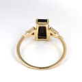 wholesale S925 Gold-Plated Silver with Amethyst and Amethyst Quartz Ring, Winter Night Sky Series-0-3