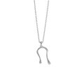wholesale S925 Sterling Silver U-Shaped Minimalist Versatile Ins Korean Original Indie Design Pendant Necklace for Women-0-5
