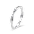 wholesale S999 solid pure silver minimalist solid closed-band ring for women, index finger ring, pinky ring, understated and elegant style ring-0-11