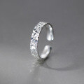 wholesale S925 Sterling Silver Fresh and Sweet Ins Style Niche Design Ice Ring R02264-0-2