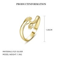 wholesale S925 Sterling Silver Tarot Card Heart Necklace Set, European-style Butterfly Ring, Cross-border Best-selling Earrings For Women-K1112_18K yellow plated 925 silver